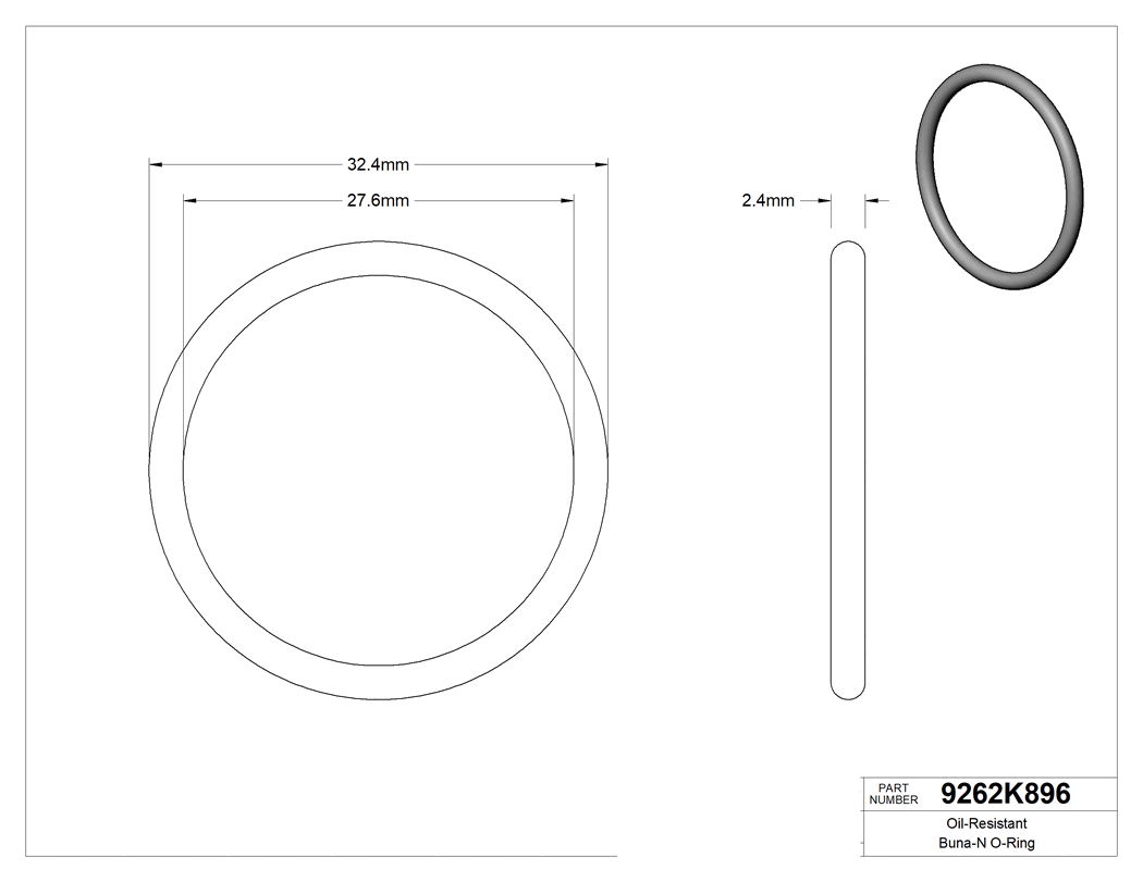Technical drawing - 9262K896